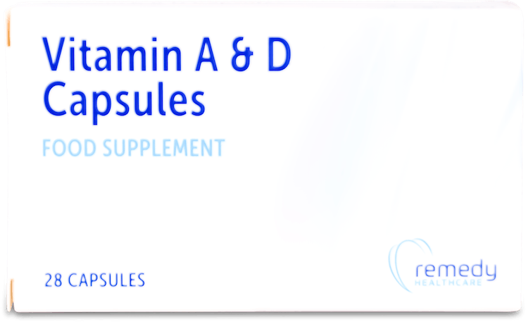 Remedy Healthcare Vitamin A& D 28 Capsules