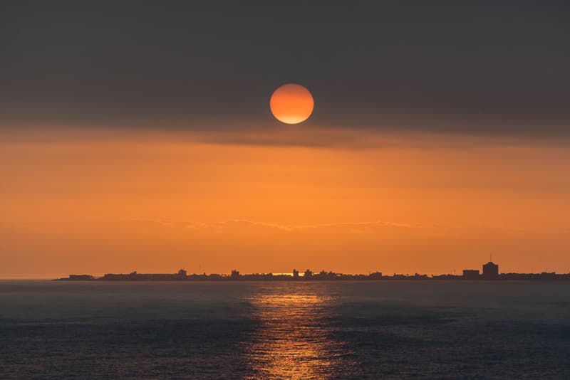 A sunset