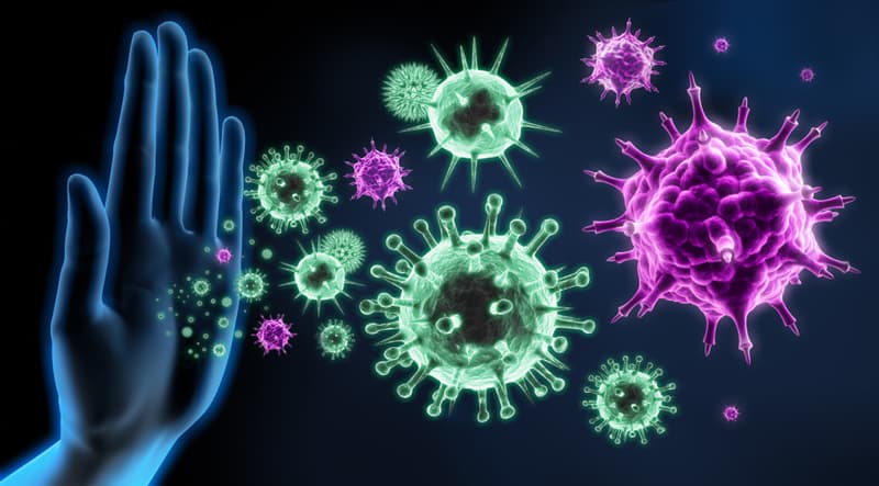 An illustration to represent prevention of coronavirus