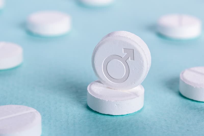 Generic tablets with the male symbol on them