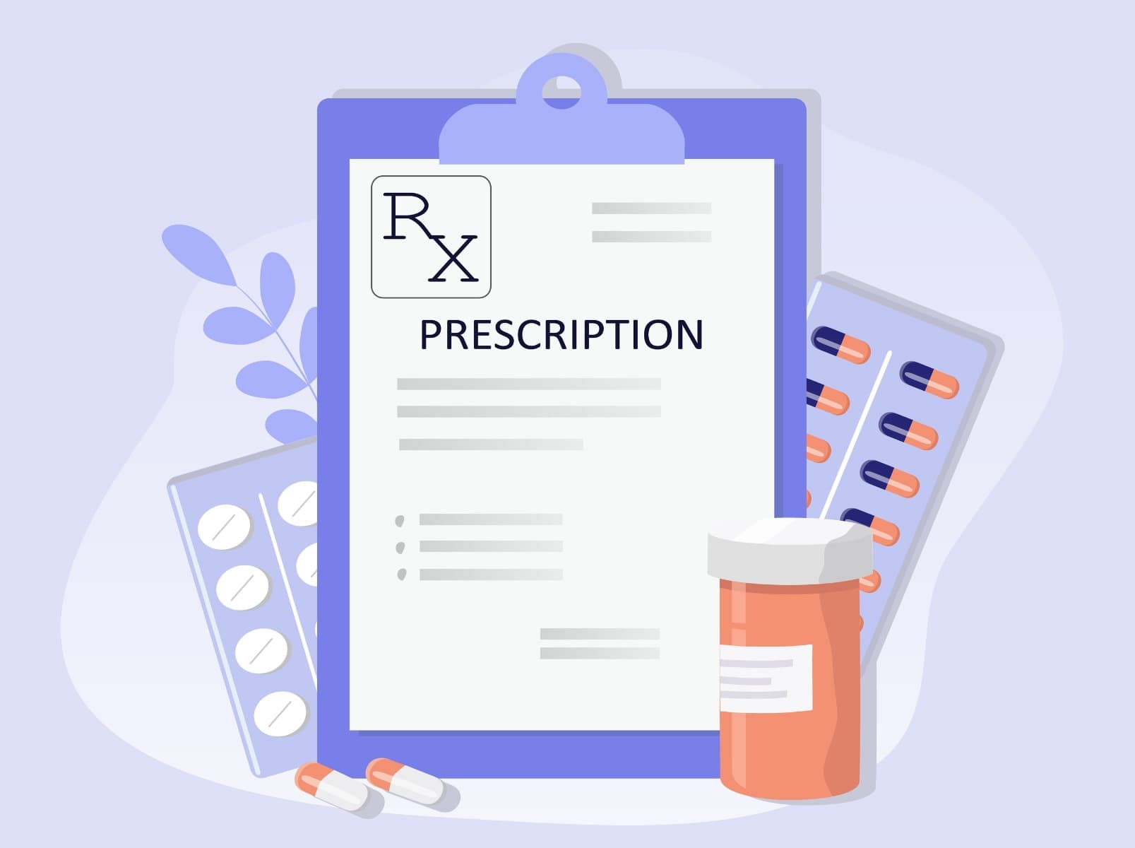 An infographic to represent a medical prescription