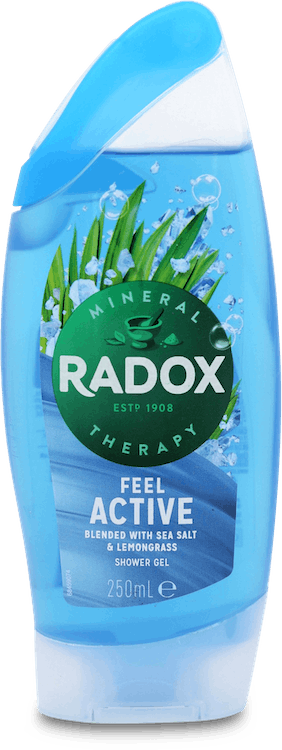 Radox Feel Active Sea Salt & Lemongrass Shower Gel 250ml