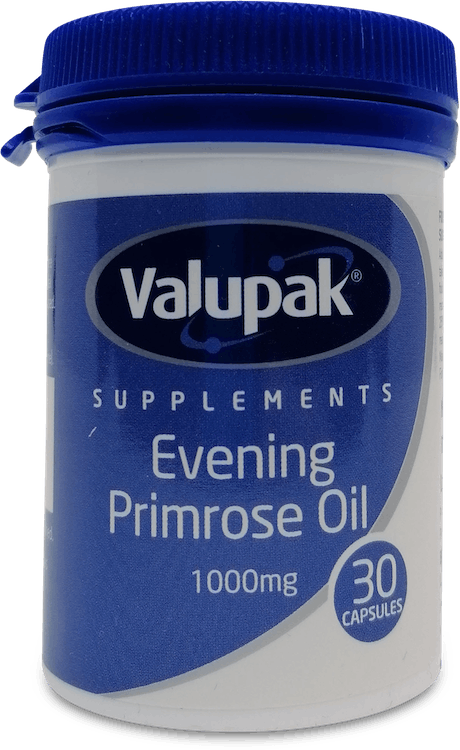 Valupak Evening Primrose Oil 1000mg 30 Capsules