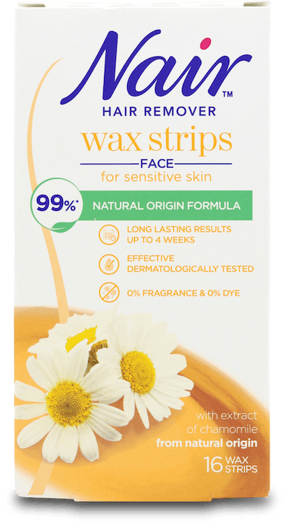 Nair Body Wax Strips with Camomile Extract 12 Strips