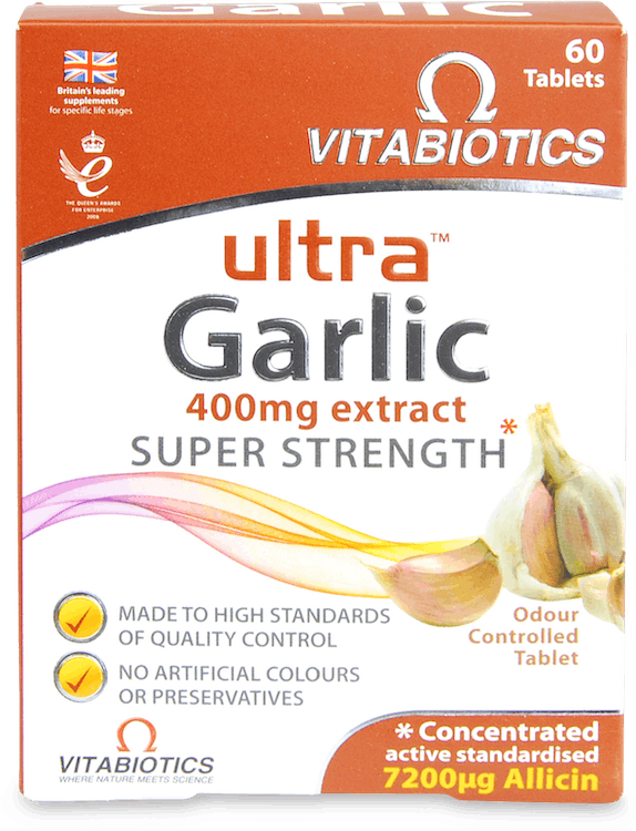 Vitabiotics Ultra Garlic Super Strength 60 Tablets