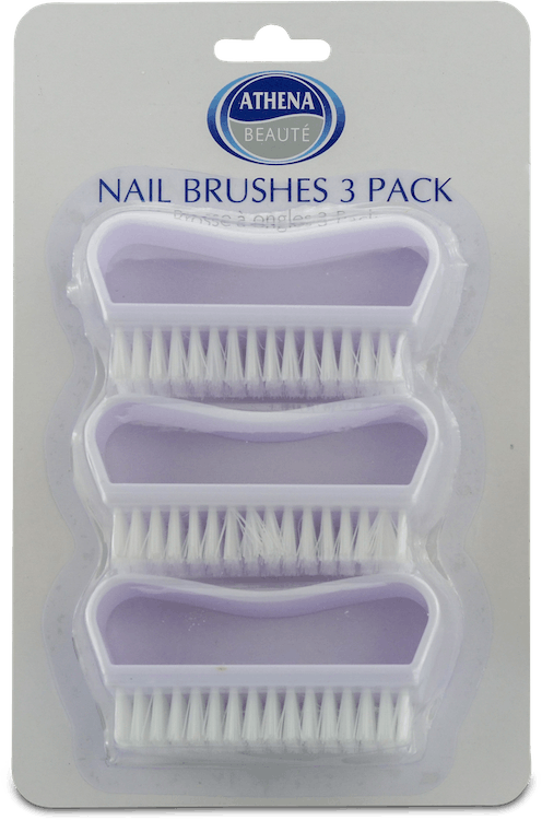 Athena Nail Brushes 3 Pack