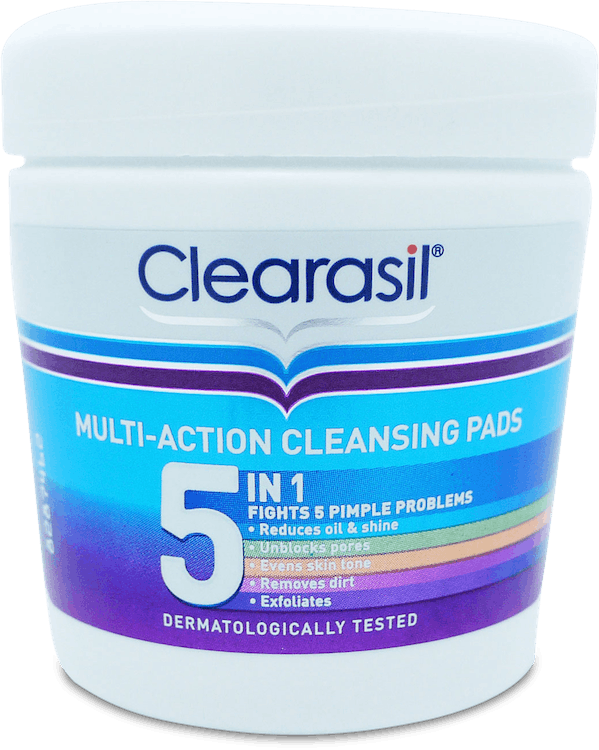 Clearasil 5 In 1 Multi-Action Cleansing Pads 65 Pack
