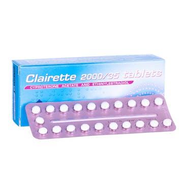 Clairette Pill (Cyproterone / Ethinylestradiol)