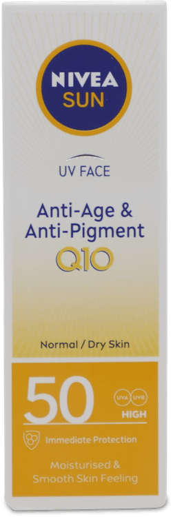 Nivea Uv Face Q10 Anti-Age & Anti-Pigments SPF50 50ml