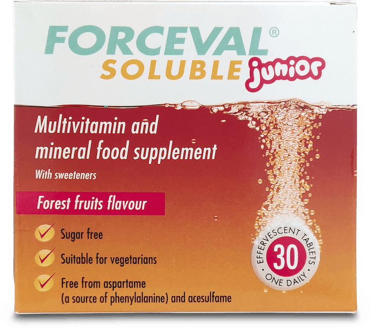 forceval Soluble Junior Effervescent 30 Tablets