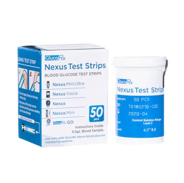 GlucoRx Nexus 50 Test Strips