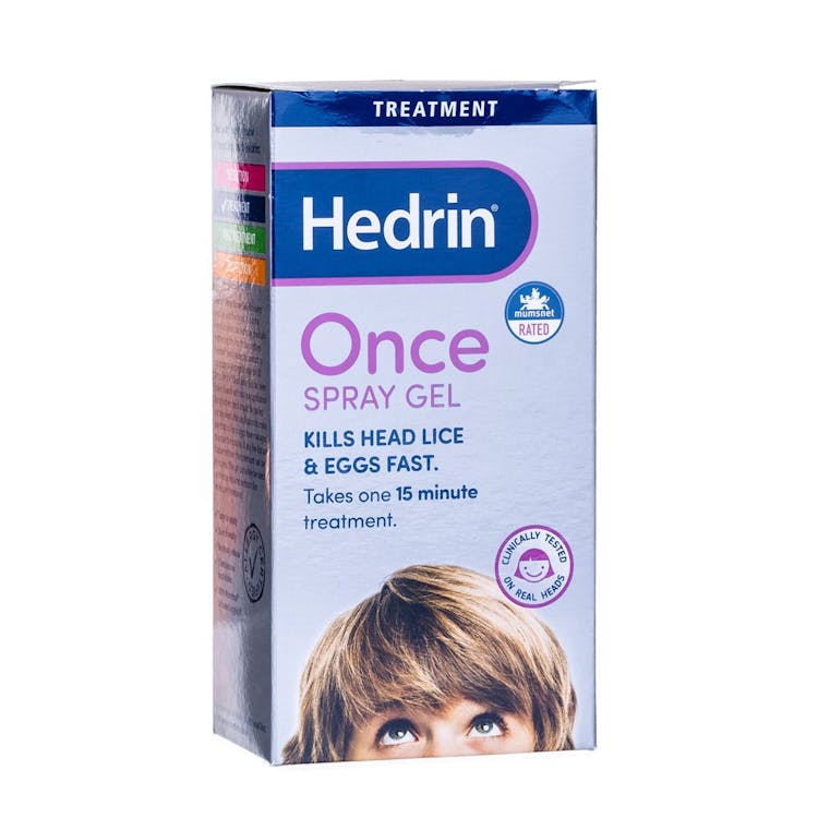 Hedrin Once Spray Gel