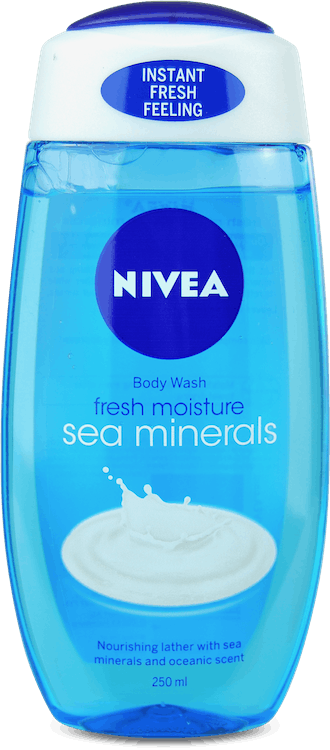 Nivea Caring Shower Gel Fresh Moisture Sea Minerals 250ml