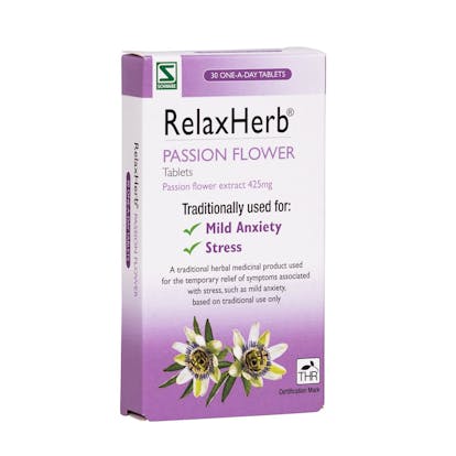 RelaxHerb Passion Flower Tablets