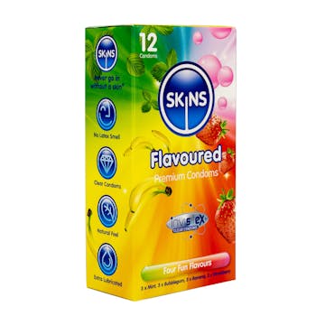 Skins Flavoured - 12 Condoms