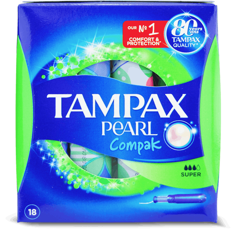 Tampax Compak Pearl Super 18 Pack