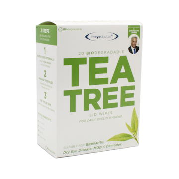 The Eye Doctor Tea Tree Lid Wipes - 20 Wipes
