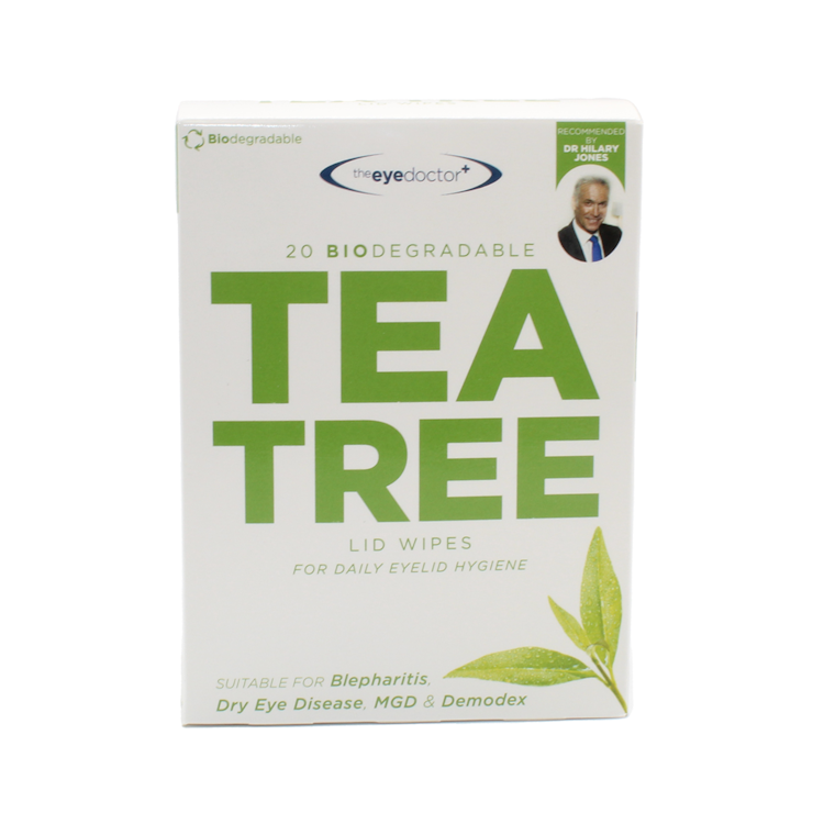The Eye Doctor Tea Tree Lid Wipes - 20 Wipes