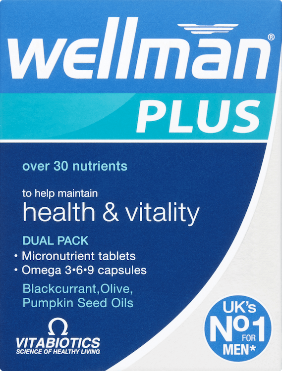 Vitabiotics Wellman Plus 56 Tablets
