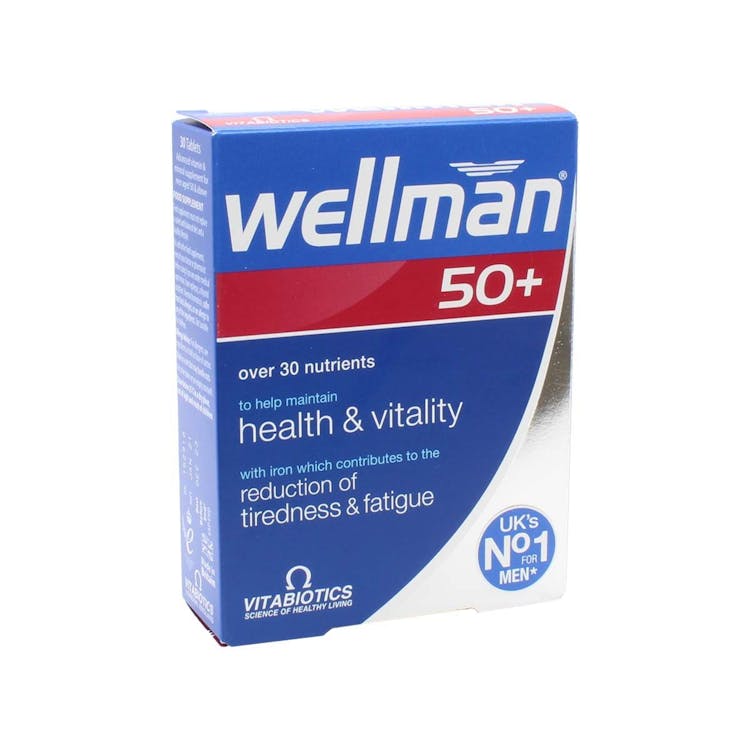Wellman 50+ Tablets - 30 Tablets