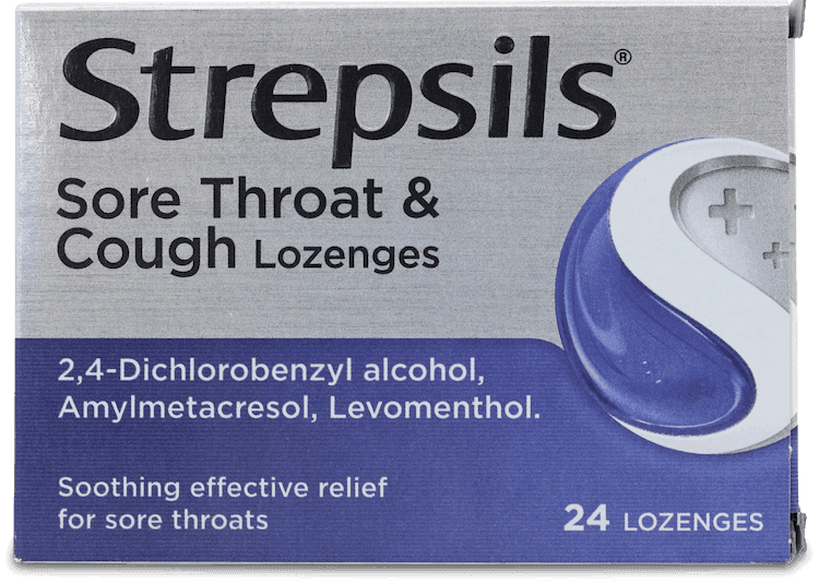 Strepsils Sore Throat & Cough 24 Lozenges