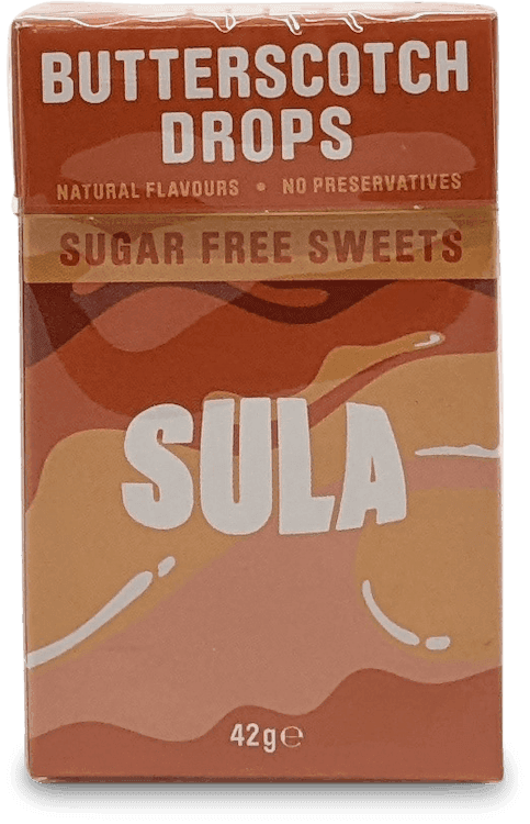Sula Butterscotch Sugar Free Sweets 42g