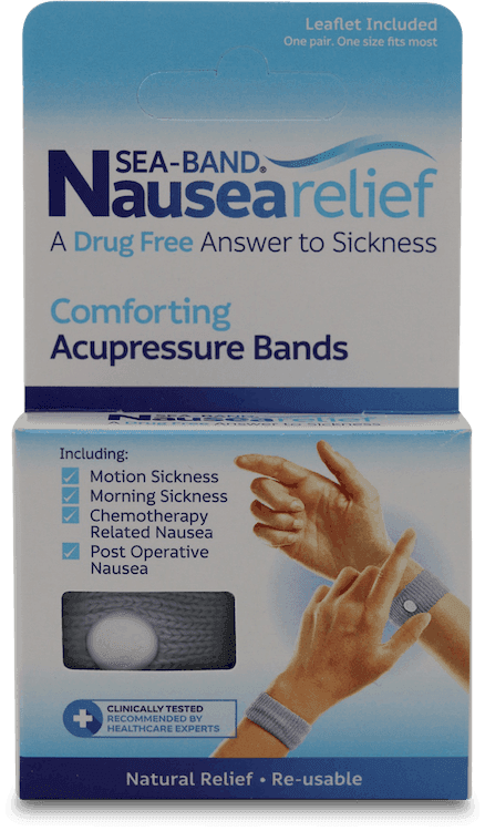 Sea-Band One Pair Acupressure Wrist Bands