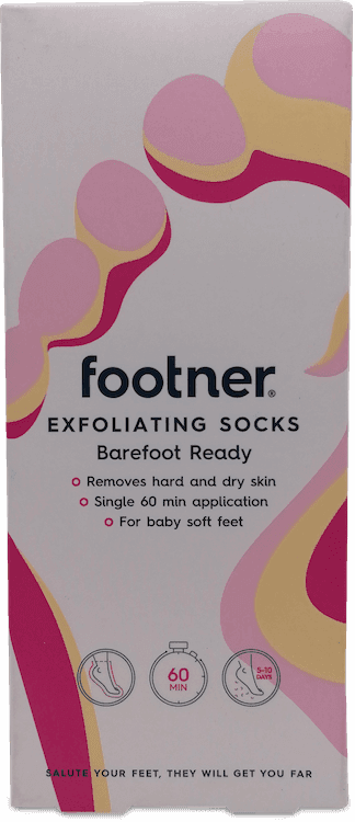 Footner Exfoliating Socks 1 Pair