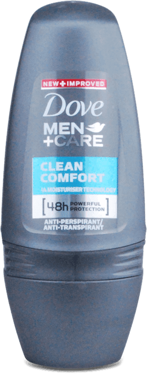 Dove for Men Clean Comfort Deodorant Roll On 50ml