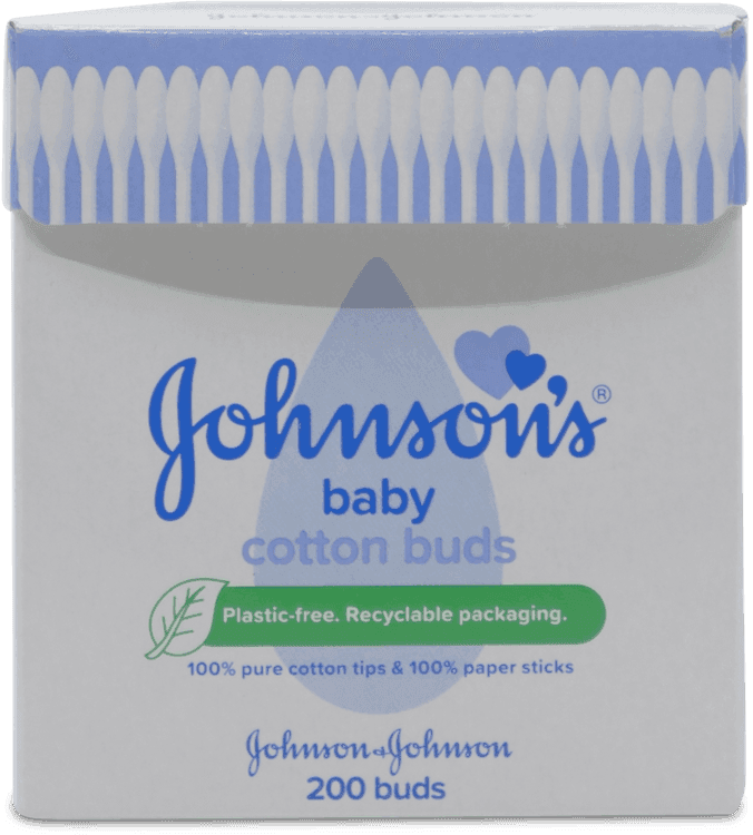 Johnson's Baby Cotton Buds 200 Paper Sticks