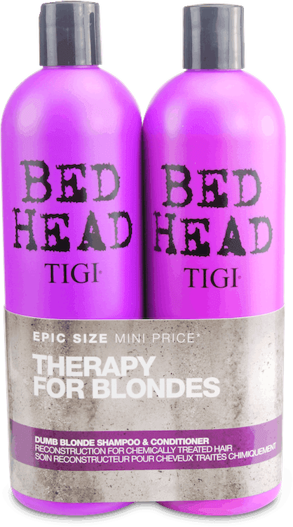 Tigi Bed Head Dumb Blonde Shampoo & Conditioner 750ml 2 Pack