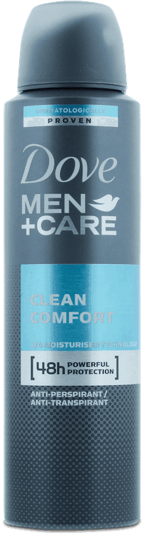 Dove Men+Care Clean Comfort Antiperspirant 150ml