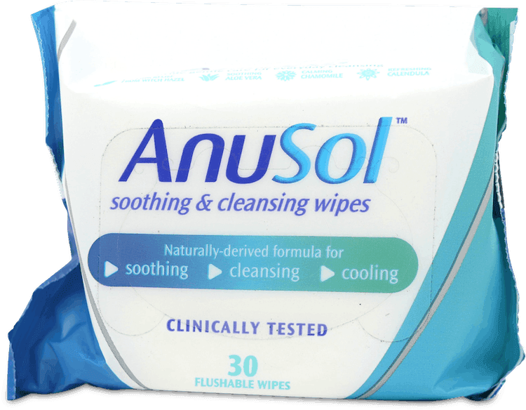 Anusol Soothing & Cleansing Flushable Wipes 30 Pack