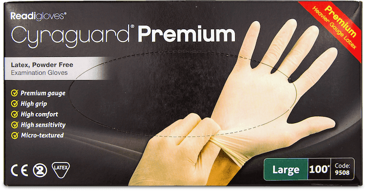 Cyraguard Premium Gloves Large 100 Pack