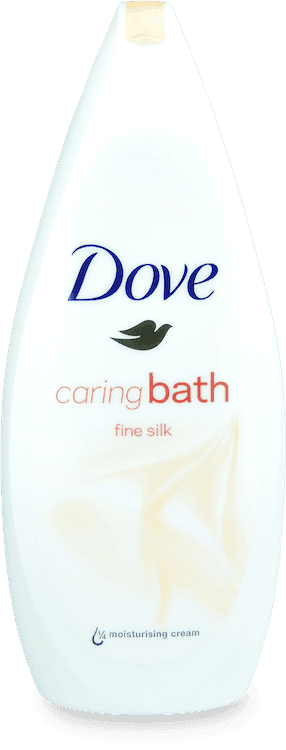 Dove Caring Bath Fine Silk Shower Creme Gel 750ml
