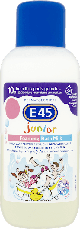 E45 Junior Foaming Bath Milk 500ml