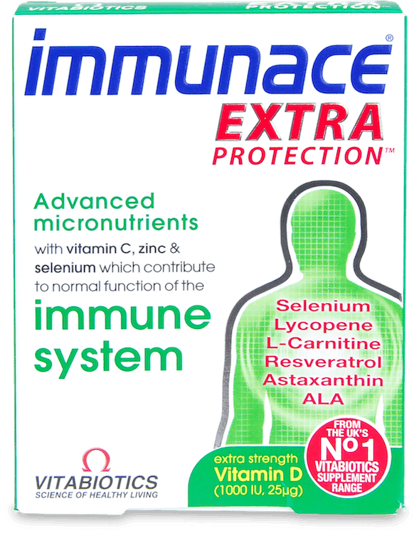 Vitabiotics Immunace Extra Protection 30 Tablets