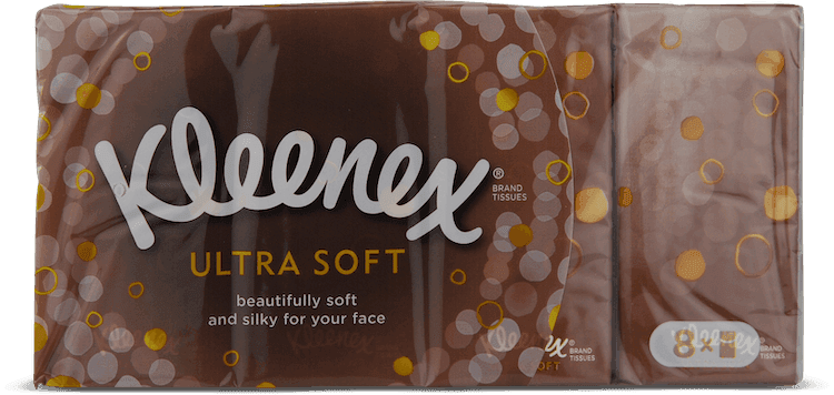 Kleenex Ultra Soft Pocket Tissues 8 Pack