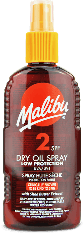 Malibu Dry Oil Spray SPF2 200ml