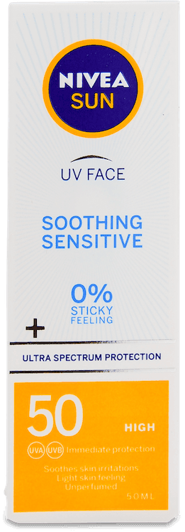 Nivea Sun Soothing Sensitive Face Cream SPF50 50ml