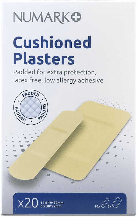 Numark Cushioned Plasters 20 Pack