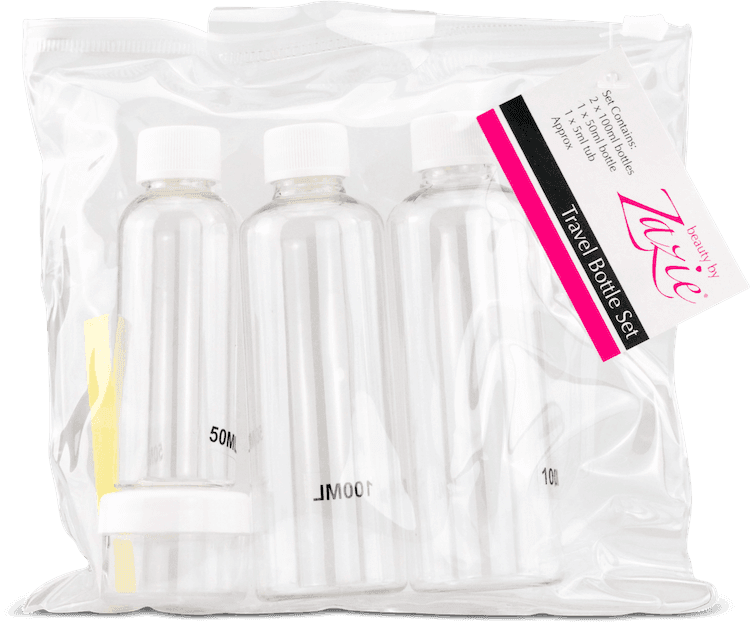 Zazie Travel Bottle Set
