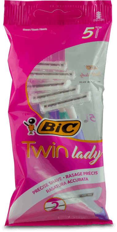 Bic Softwin Razor Buy Bic Twin Lady Disposable Razor 5 Pack | Best prices online | UK Meds