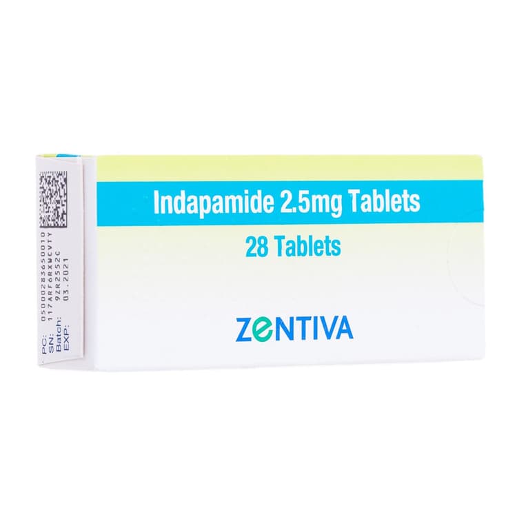 Buy Indapamide: 2.5mg tablets for hypertension | UK Meds