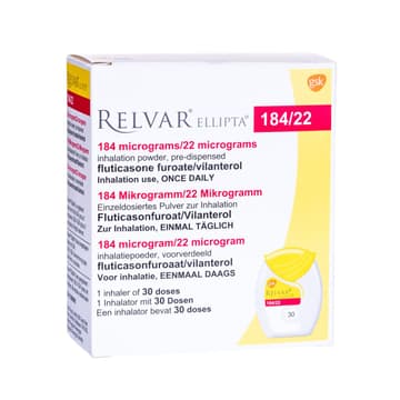 Buy Relvar Ellipta: Asthma Inhaler | UK Meds