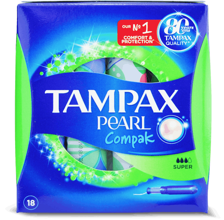 Buy Tampax Compak Pearl Super 18 Pack | Best prices online | UK Meds